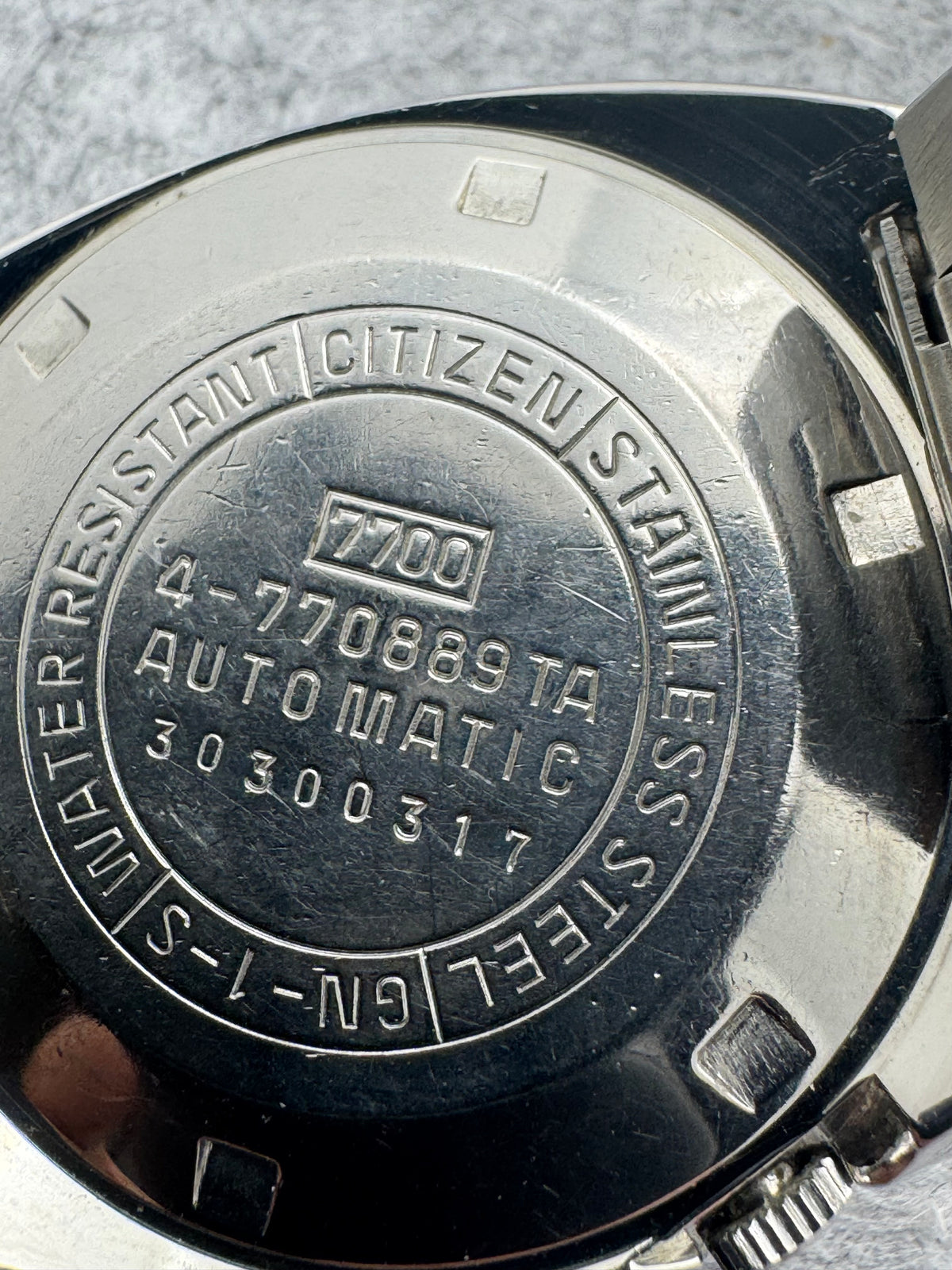 Citizen Seven Star V2 – 26 Jewels – grünes Verlaufszifferblatt – März 1973 – frisch revidiert