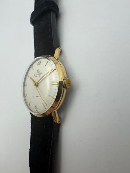 Seiko Marvel – Ref. J13010 – Manual wind, 17 jewels, Suwa Seikosha – 14K gold-filled – January 1958 – freshly serviced