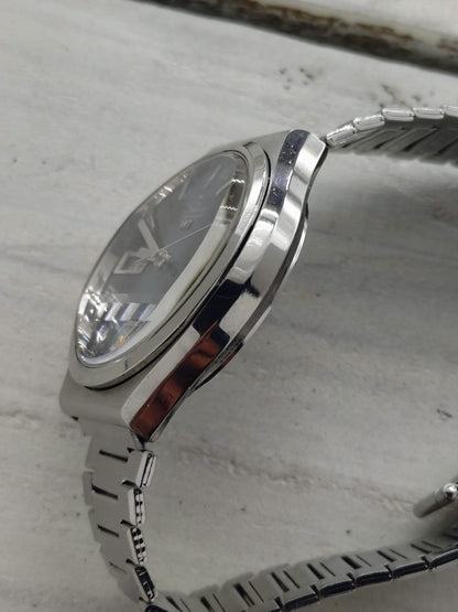 Seiko Lord Matic Special 5206-6090 – Calibre 5206, 23 rubis, Daini Seikosha – cadran bleu, verre minéral triple facette – novembre 1972 – fraîchement révisée