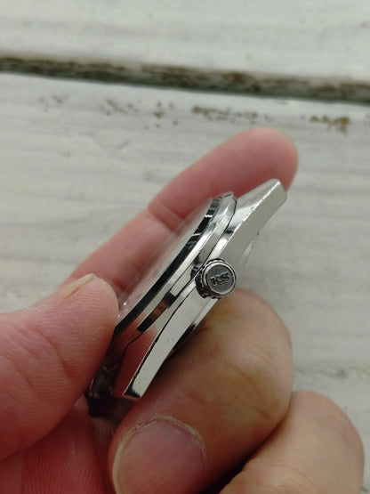 King Seiko Hi-Beat 5626-7000 – Calibre 5626A, Suwa Seikosha – Acier inoxydable, couronne signée KS – Juin 1970 – fraîchement révisée