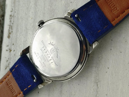 Citizen Club La Mer "Noli Metuere" – Ref. 6630-664400 – 925 Sterling Silver Case – Manual Wind – December 1992 – Freshly Serviced