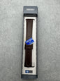 Seiko JDM Strap DAF1R 18 mm (18-15) – Shrink Leather, Dark Brown