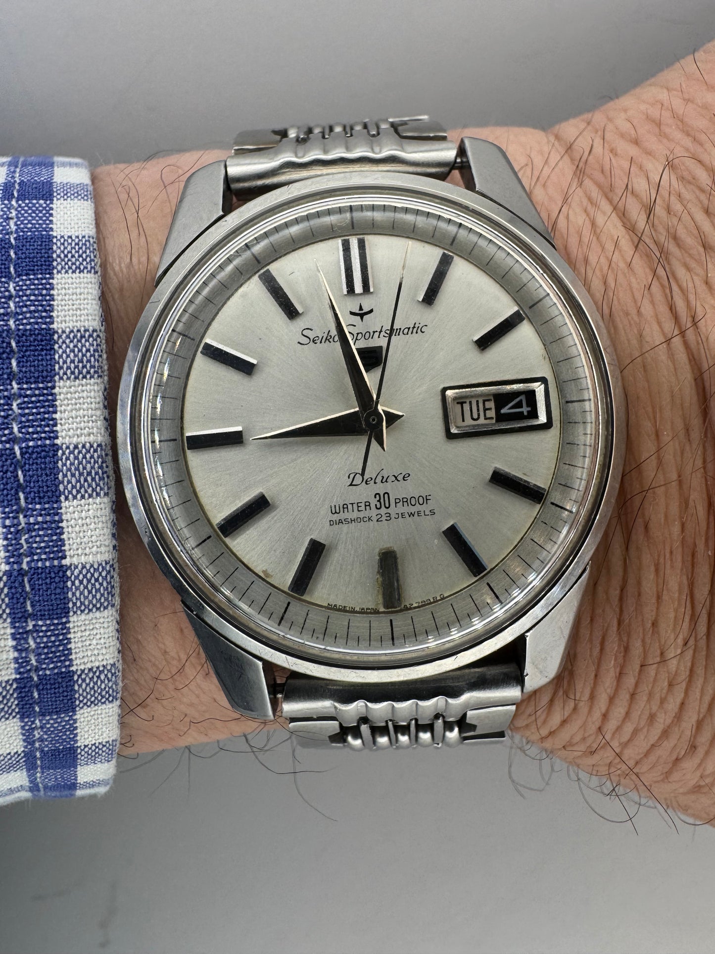 Seiko Sportsmatic 5 Deluxe – Kaliber 7606, Day-Date (März 1964)