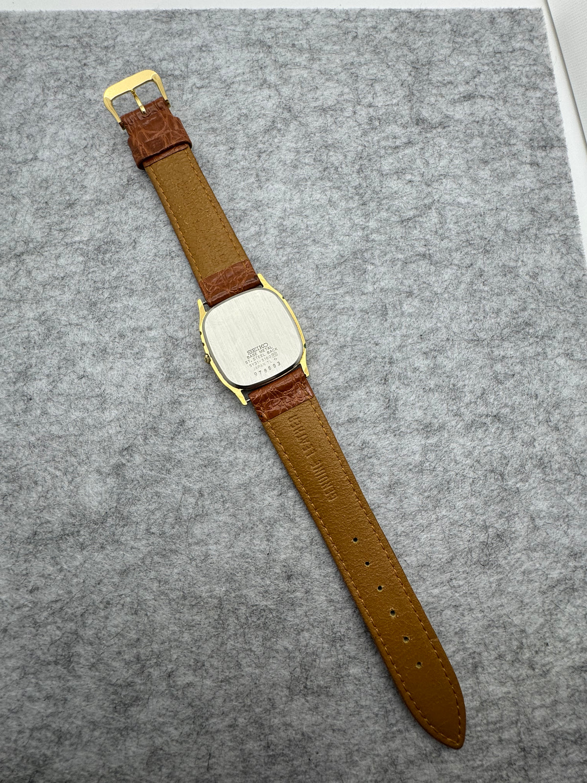 Seiko Galaxy Quartz Ref. 5Y31-5160 – July 1989 – Cushion Case with Guilloche Dial