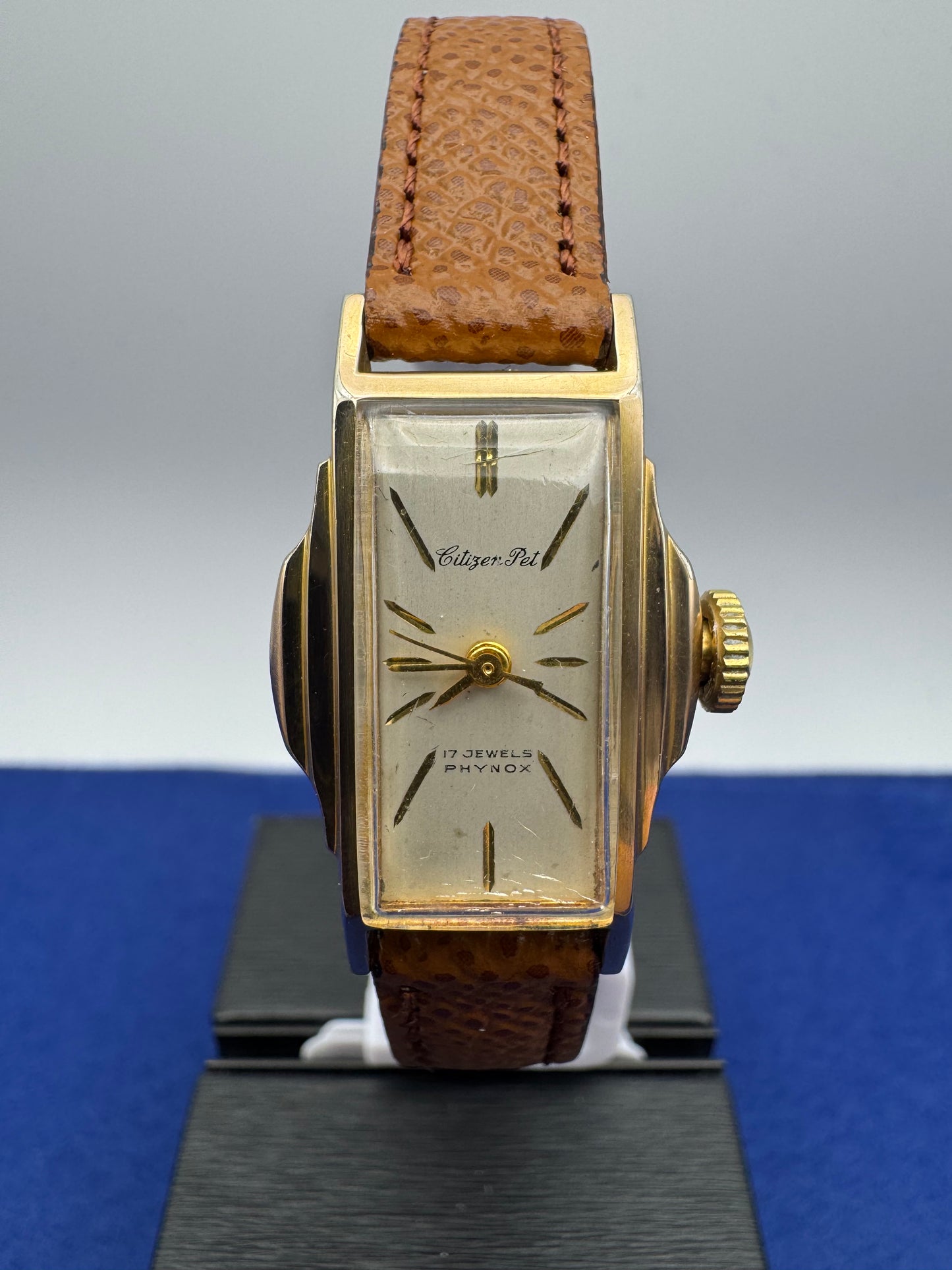 Citizen Pet – 17 Jewels Phynox – Handaufzug Damenarmbanduhr