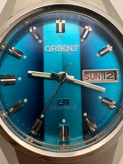 Orient GM Automatic 25 Jewels - Turquoise Dial - 1970s