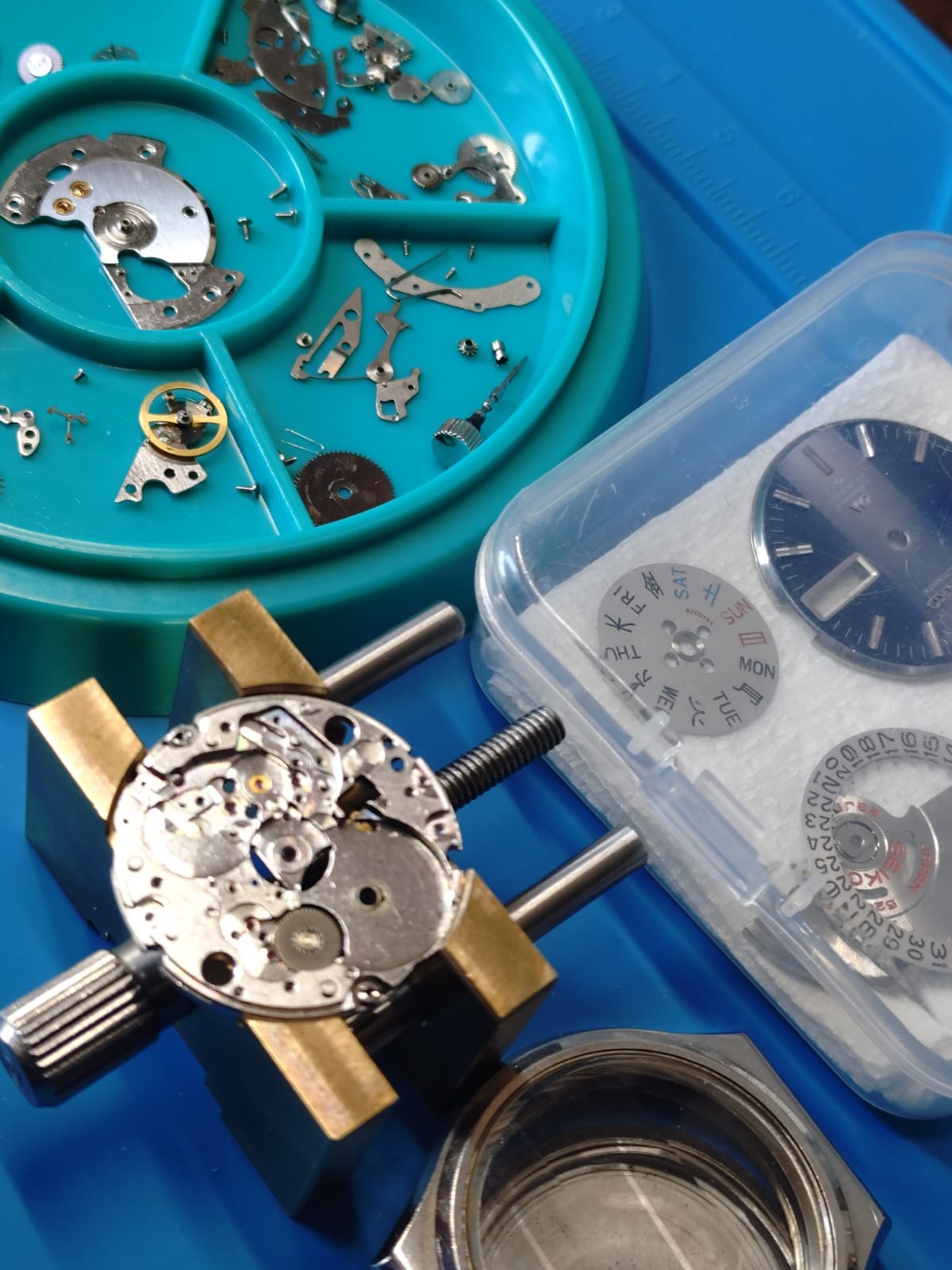Seiko Lord Matic Special 5206-6090 – Calibre 5206, 23 rubis, Daini Seikosha – cadran bleu, verre minéral triple facette – novembre 1972 – fraîchement révisée