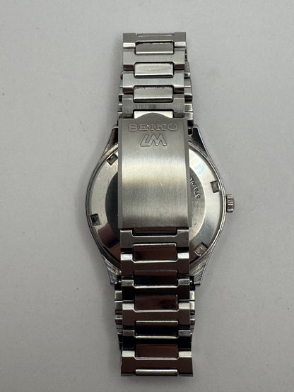 Seiko LM / Lord Matic Ref. 5606-5170, blaues Zifferblatt, originales LM-Stahlband, Mai 1974