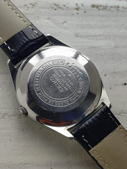 Seiko Lord Matic 5601-9000 – Juni 1970 – Time-only Arabic, revidiert