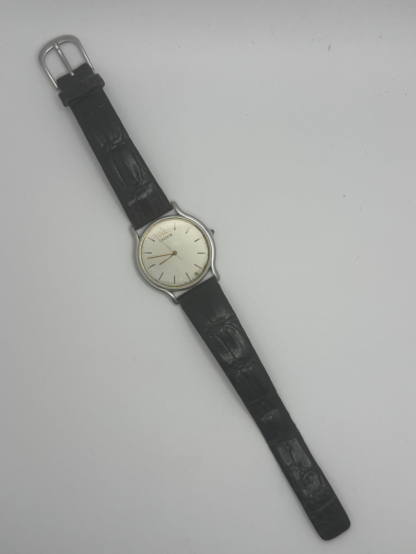 Seiko Credor Quartz – Ultra Thin Dress Watch – Ref. 9571-6000 – Cabochon Crown (Februar 1995)