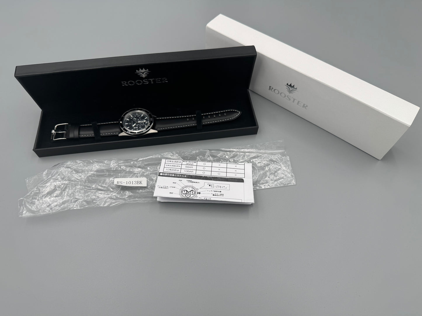 Rooster RS-1013 Chronograph Full Set NOS / verklebt / JDM Limited Edition 042/500