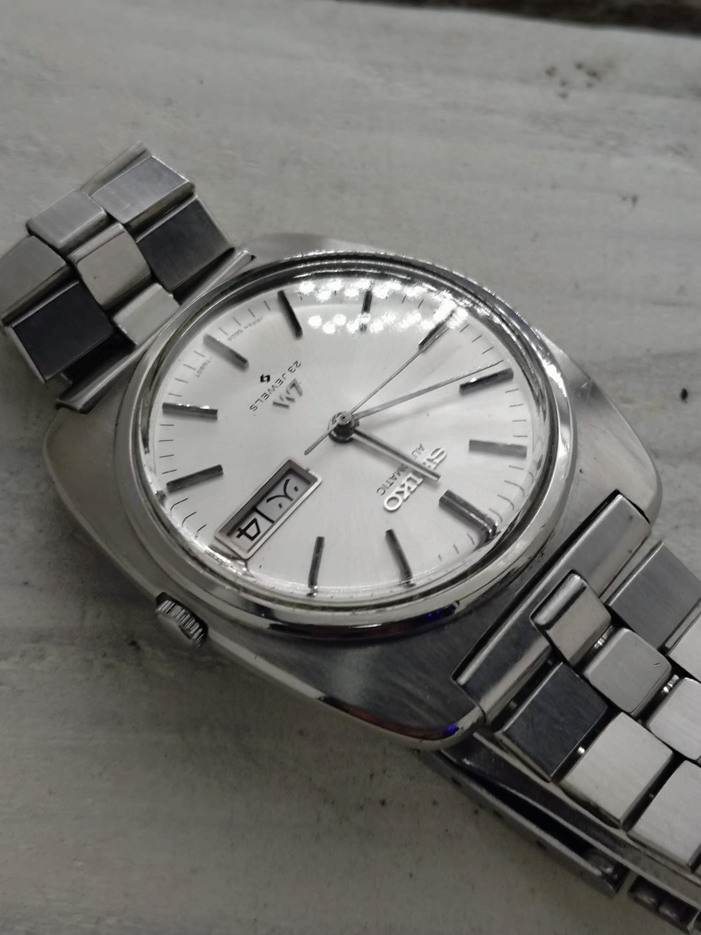 Seiko Lord Matic 5606-7130 – Dez. 1969 – Day-Date, Original-Stahlband, revidiert