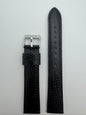 Seiko Leather Strap RS17C18BK 18-16 with Quick-Change System 18mm – Cowhide with Teju Lizard Embossing, Black (JDM)