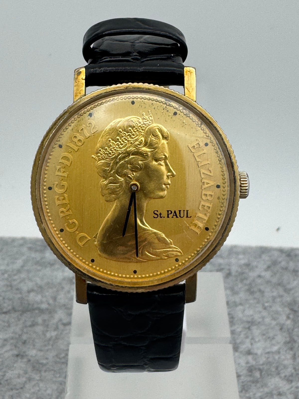 Orient Coin Watch I120-46101 – Cal. 12040, 21 Jewels Manual Wind – Coin Dial St Paul's Cathedral – 1970s