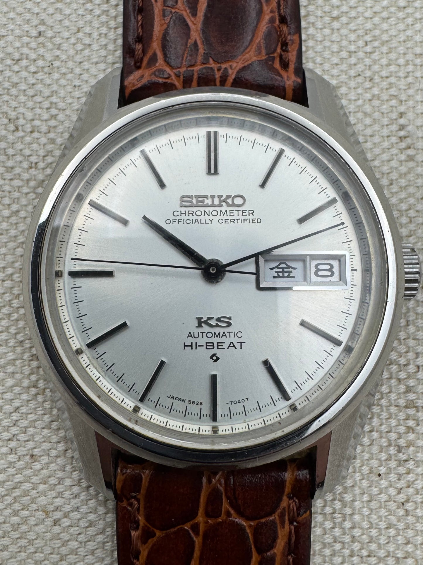 King Seiko Chronometer Hi-Beat 5626-7041 (Juni 1973) – Vollrevision 2025/außergewöhnlicher Zustand