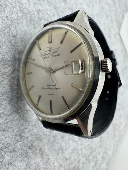 Citizen Jet Auto Dater 21 Jewels – Ringrotor-Automatik – Firmengravur Nippon Express 1966 - frisch revidiert