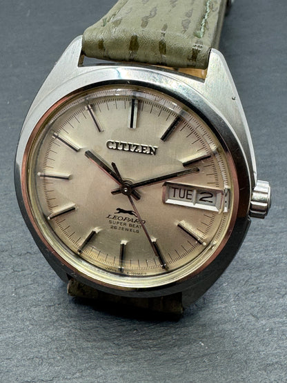 Citizen Leopard Super Beat Automatic - Ref. 4-720601Y (Mai 1970) High-Beat 28.800 A/h
