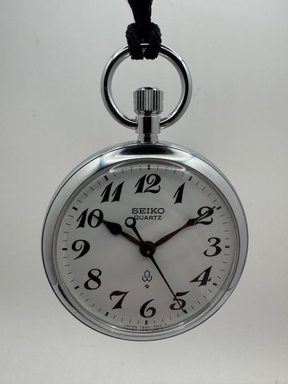 Seiko Quartz Taschenuhr – Ref. 7550-001B – Jōetsu Shinkansen Eröffnungsmodell – September 1982 – Full Set