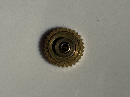 Citizen „5“ Staubdicht-Krone 4,6 mm (1 Stück) – vergoldet mit Citizen "C" Logo, NOS