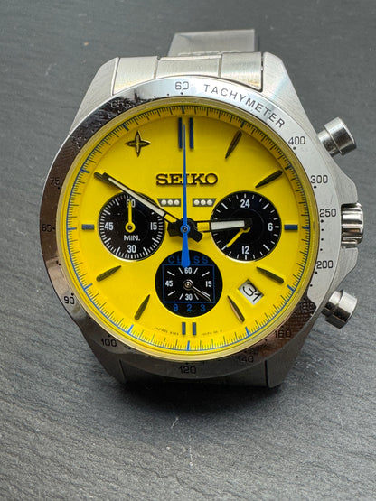 Seiko Chronograph “Dr. Yellow – Class 923 20th Anniversary Limited Edition” (Ref. 8T63-01E0 / No. 426/5000)