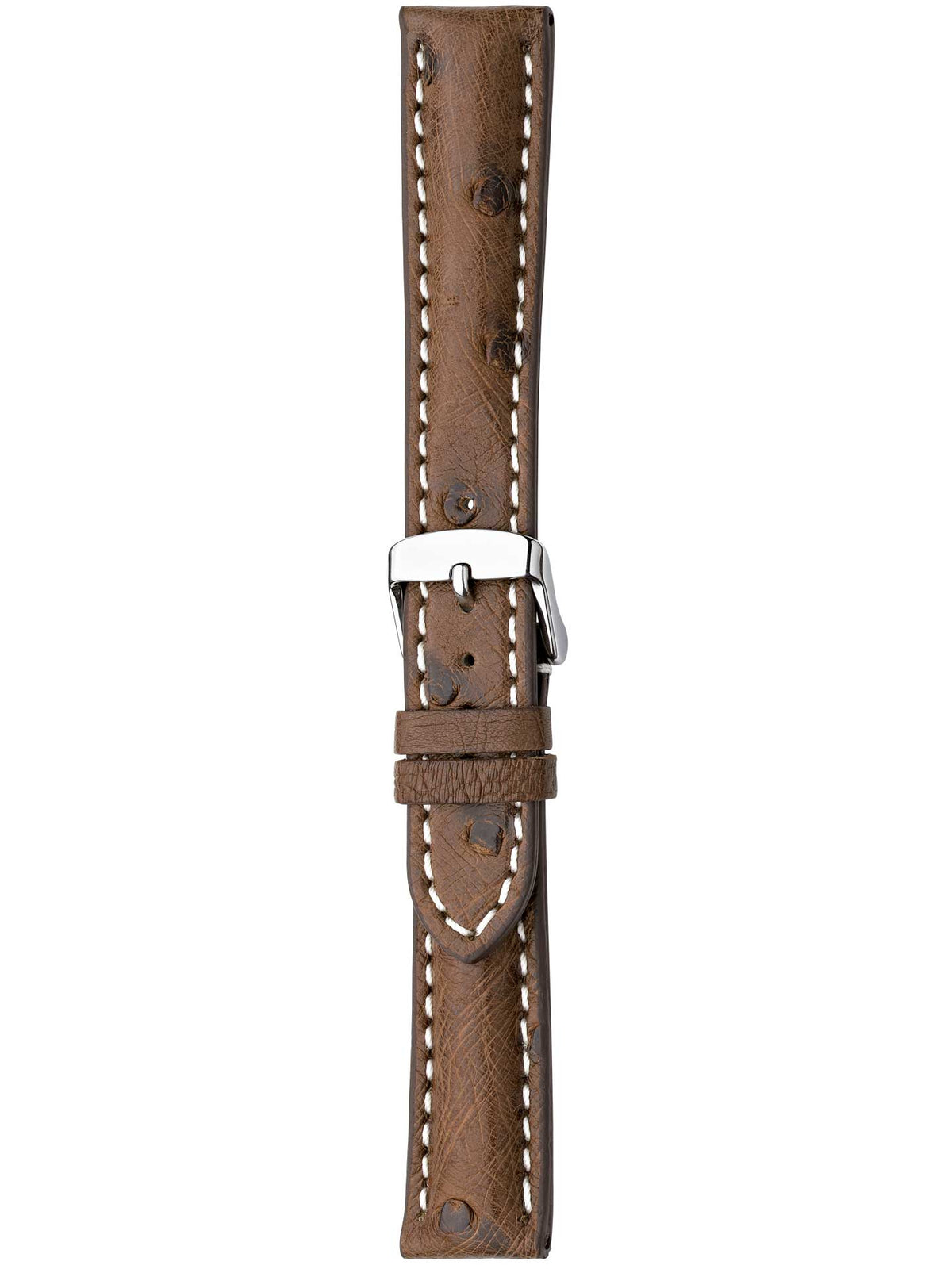 Herzog Strauss-Chrono Lederarmband Braun