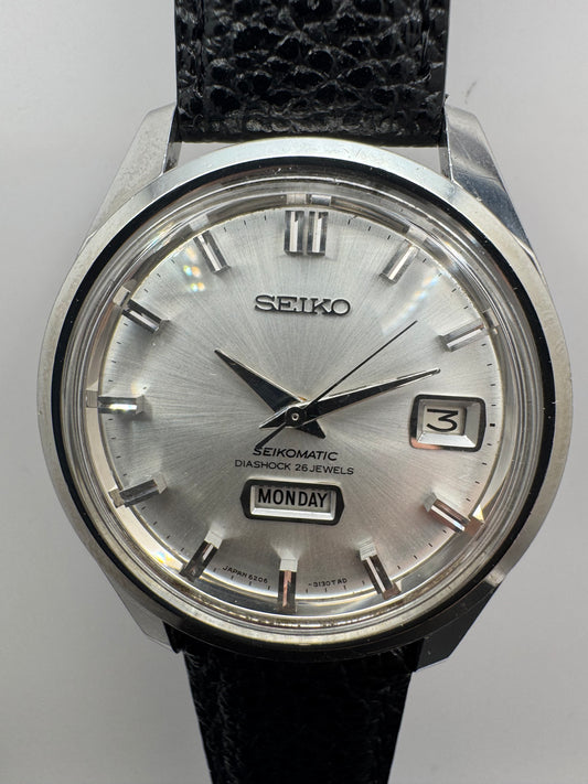 Seiko Seikomatic Weekdater – Ref. 6206-8130 – Kaliber 6206B, Automatik, Suwa Seikosha – Juni 1966 – frisch revidiert