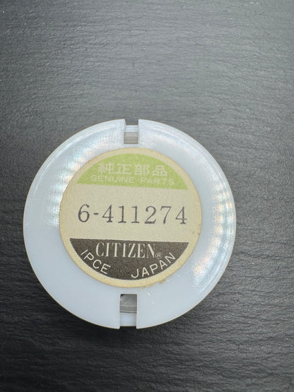 Citizen Original Dial 4A30-411274 "VEGA / Junction" (square, cream/railroad) – NOS