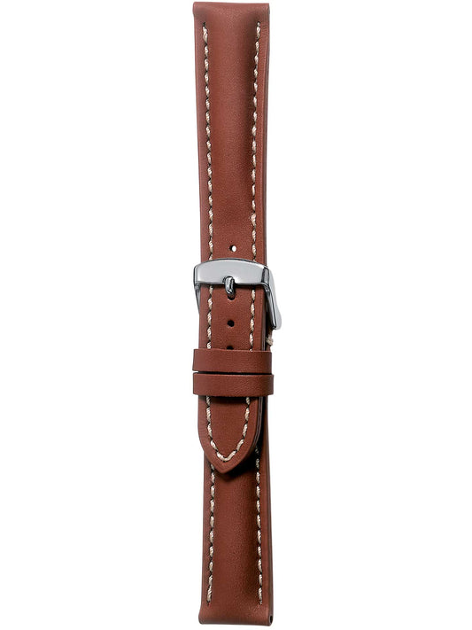 Herzog Swiss-Chrono I Lederarmband Cognac