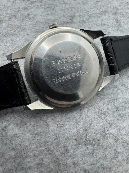 Citizen Jet Auto Dater 21 Jewels – Ringrotor-Automatik – Firmengravur Nippon Express 1966 - frisch revidiert