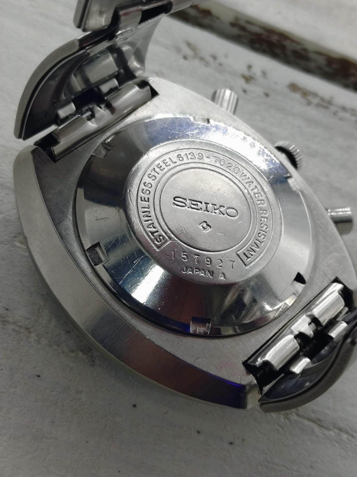Seiko 5 Sports JDM Speed-Timer 6139-7020 – Caliber 6139, 21 jewels, Suwa Seikosha – Inner bezel, blue regatta counter – May 1971 – freshly serviced