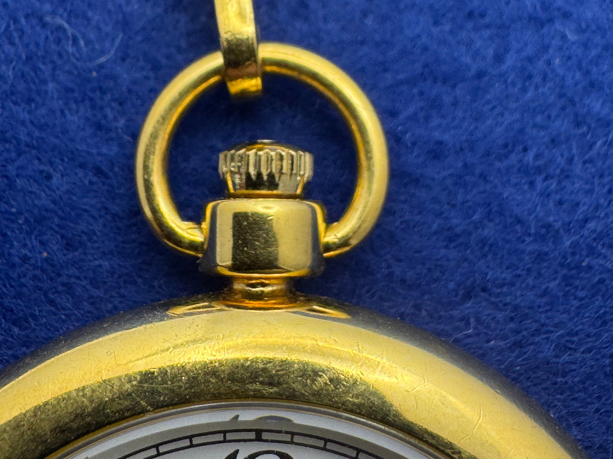 Ricoh Quartz Taschenuhr – Ref. 312011 – 90er Jahre - goldfarben – Vintage Japan