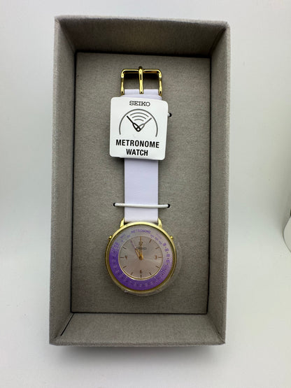 Seiko Metronome Watch, Purple - Wristwatch with metronome up to 304 BPM and pitch function - new with box