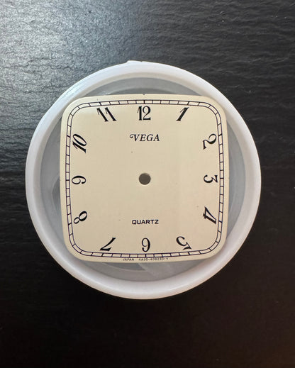 Citizen Original Dial 4A30-408290 "VEGA" (rectangular, cream, Art Deco numerals) – NOS