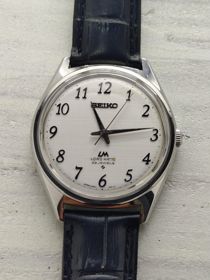 Seiko Lord Matic 5601-9000 – Juni 1970 – Time-only Arabic, revidiert