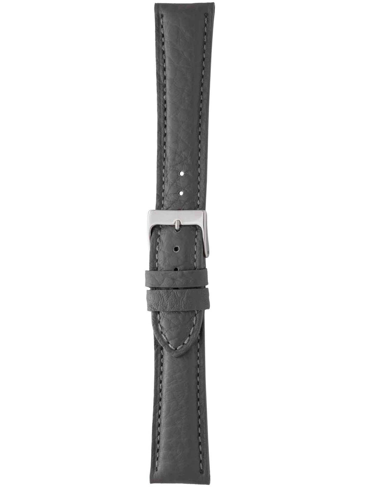 Herzog Cronografo Lederarmband Grau