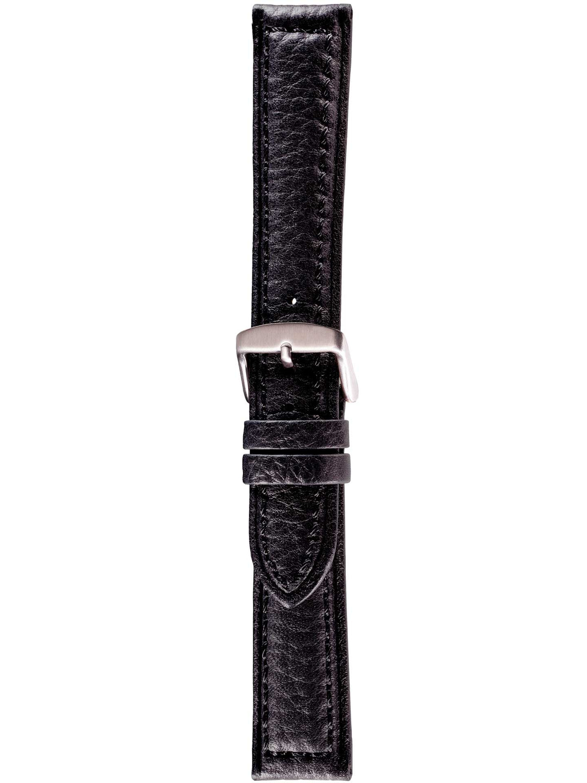 Herzog Soft-Bull Lederarmband Schwarz