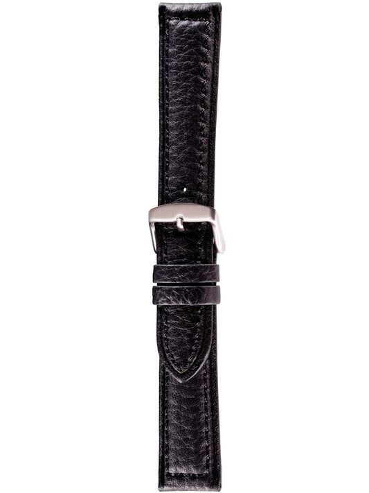 Herzog Soft-Bull Lederarmband Schwarz