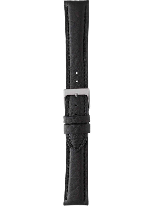Herzog Cronografo Lederarmband Schwarz
