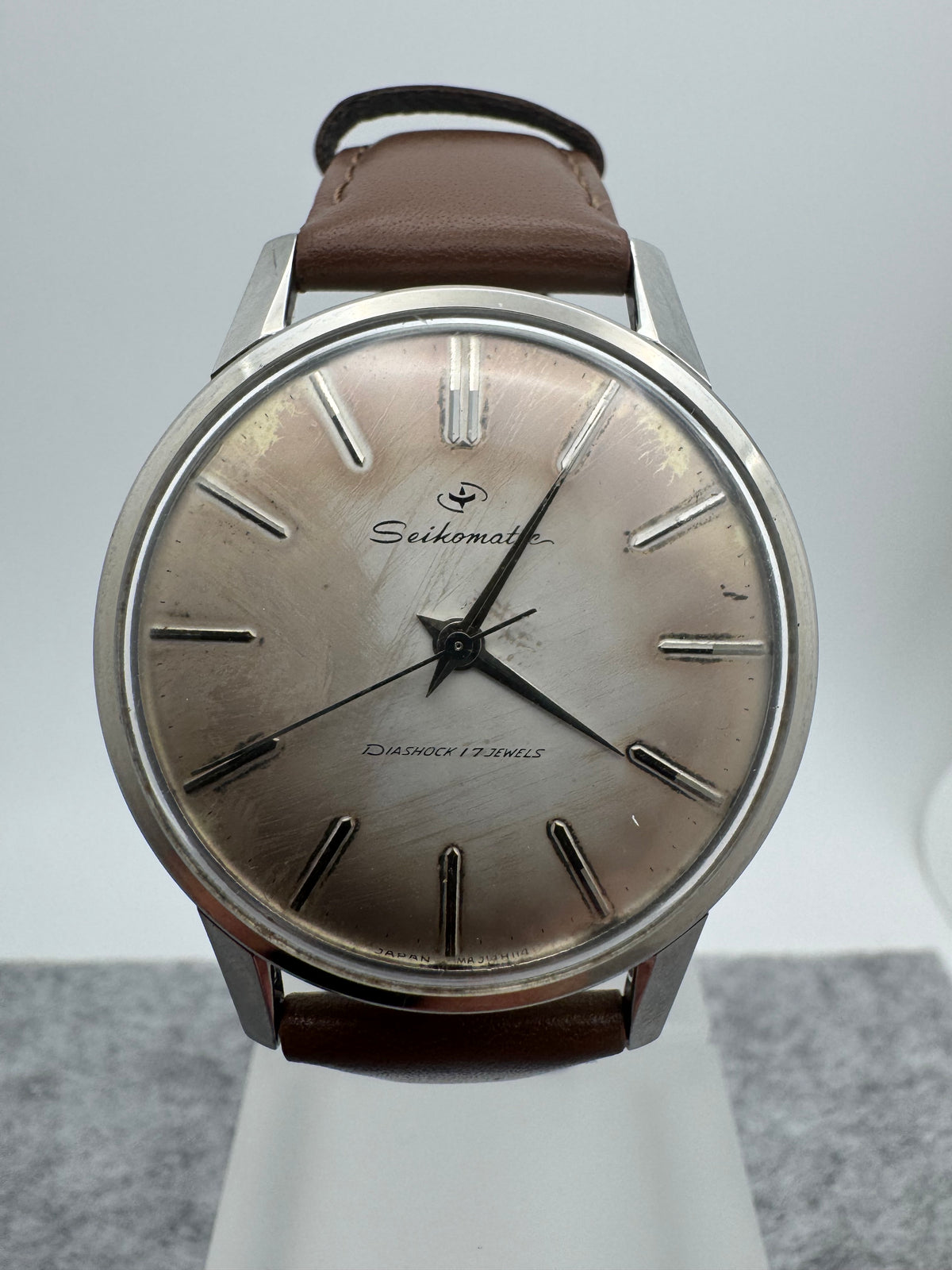 Seikomatic Diashock – Ref. J14075, Cal. 603, 20 Jewels – Tropical Dial – ca. 1961 – Anfang 2026 komplett revidiert