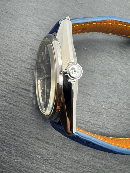 Rarity: Citizen Highness 36000 – Ref. 4-740203 Y – Caliber 7430, 36,000 bph automatic, chronometer quality – blue dial – October 1971 – freshly serviced