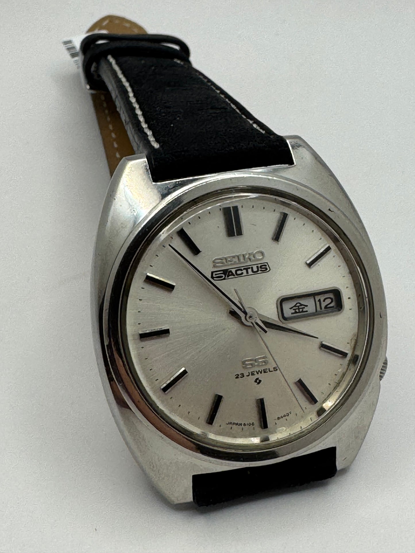 Vintage Seiko 5 Actus SS Automatic 23 Jewels Ref. 6106-8420 (November 1970) – JDM, Bilinguales Day-Date, Caliber 6106 (61GS-Verwandte Architektur) – Komplett revidiert Januar 2026