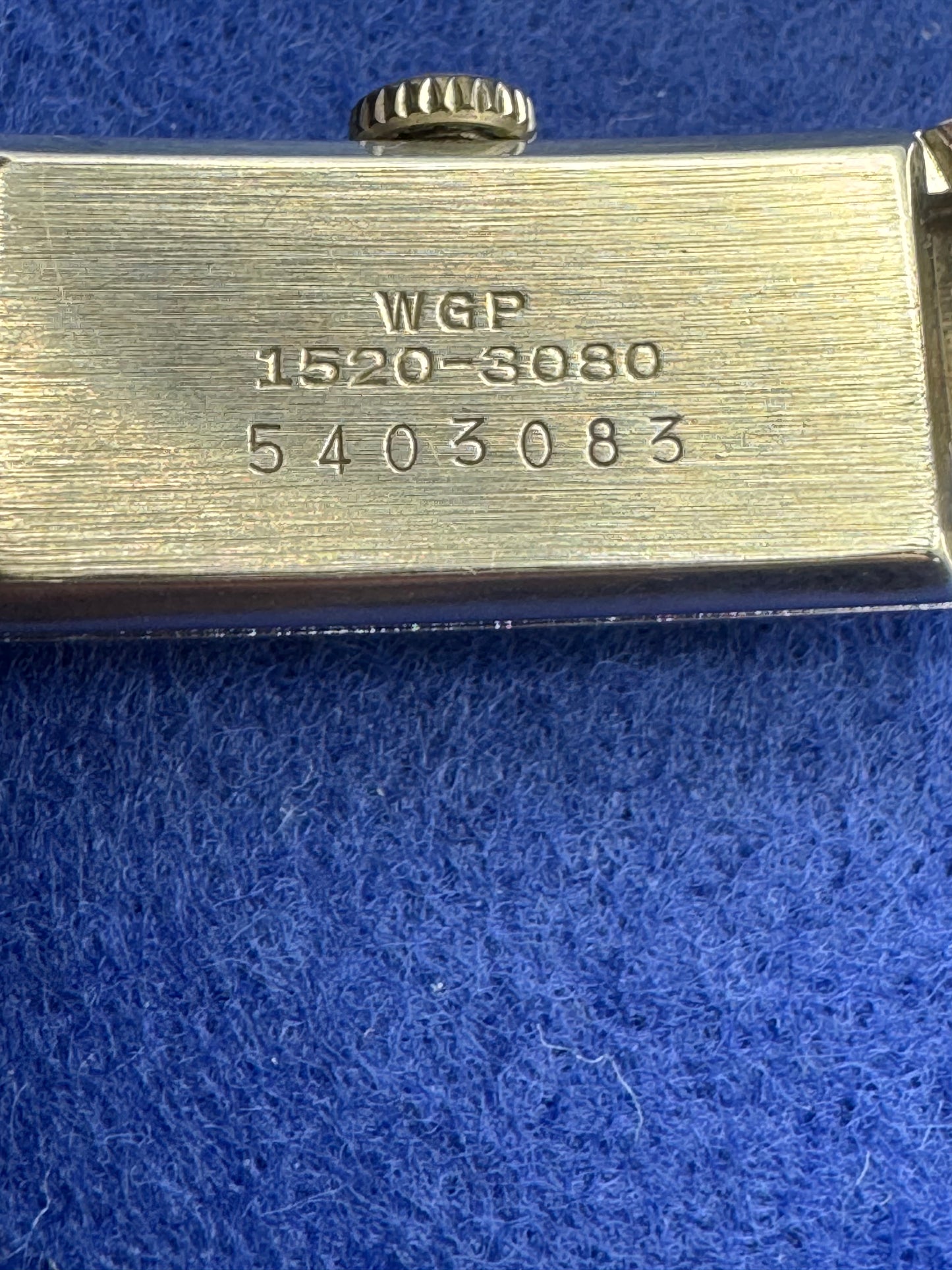 Seiko 1520-3080 – Vintage-Damenuhr (April 1975) vergoldet mit Stretchband