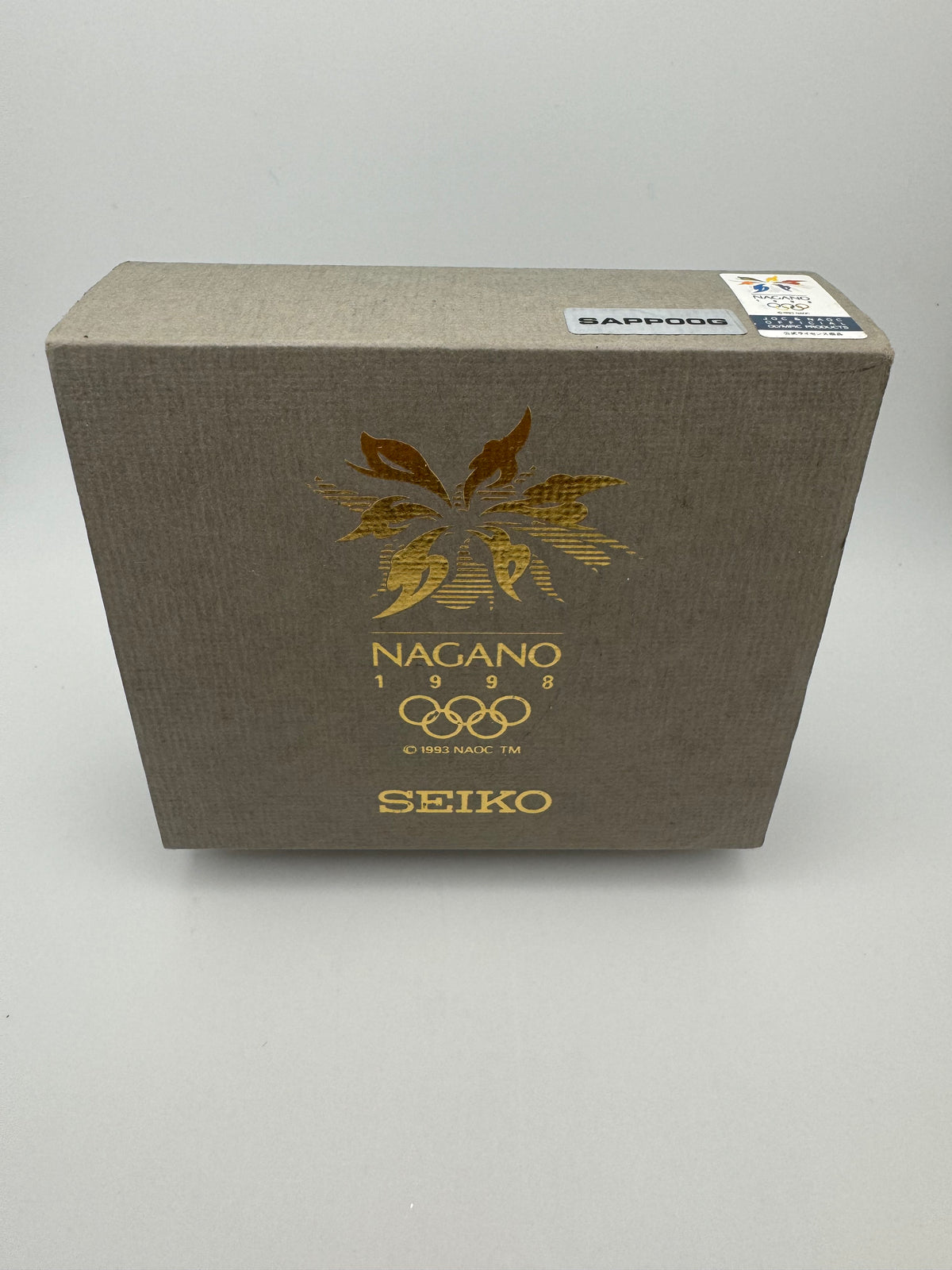 Seiko Taschenuhr Olympische Winterspiele Nagano 1998 – Ref. 7N01-9A00 – ungetragen mit Box