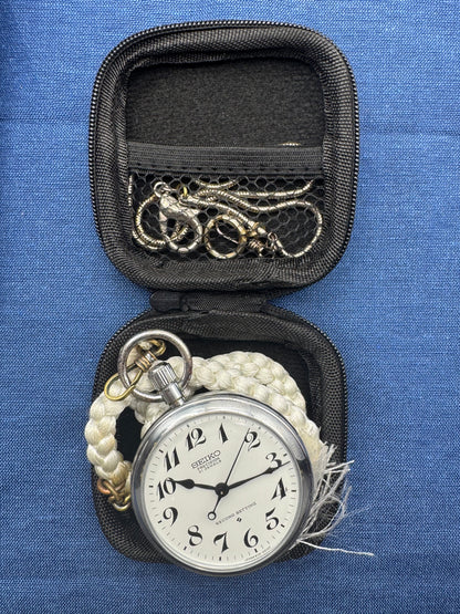 Seiko Precision Railway Pocket Watch – Ref. 6110-0010T “Second Setting”