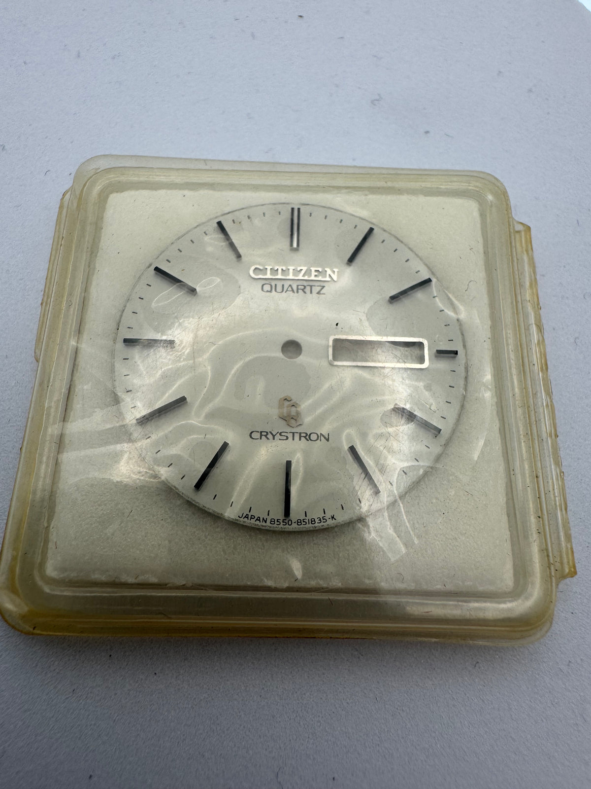 Citizen Crystron Quartz – Zifferblatt 8550-851835-K (NOS)