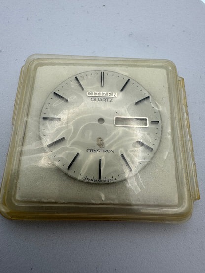 Citizen Crystron Quartz – Zifferblatt 8550-851835-K (NOS)