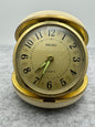 Seiko Travel Alarm Clock 70s – Mechanical Hand-Wound – Foldable Case with Anniversary Imprint