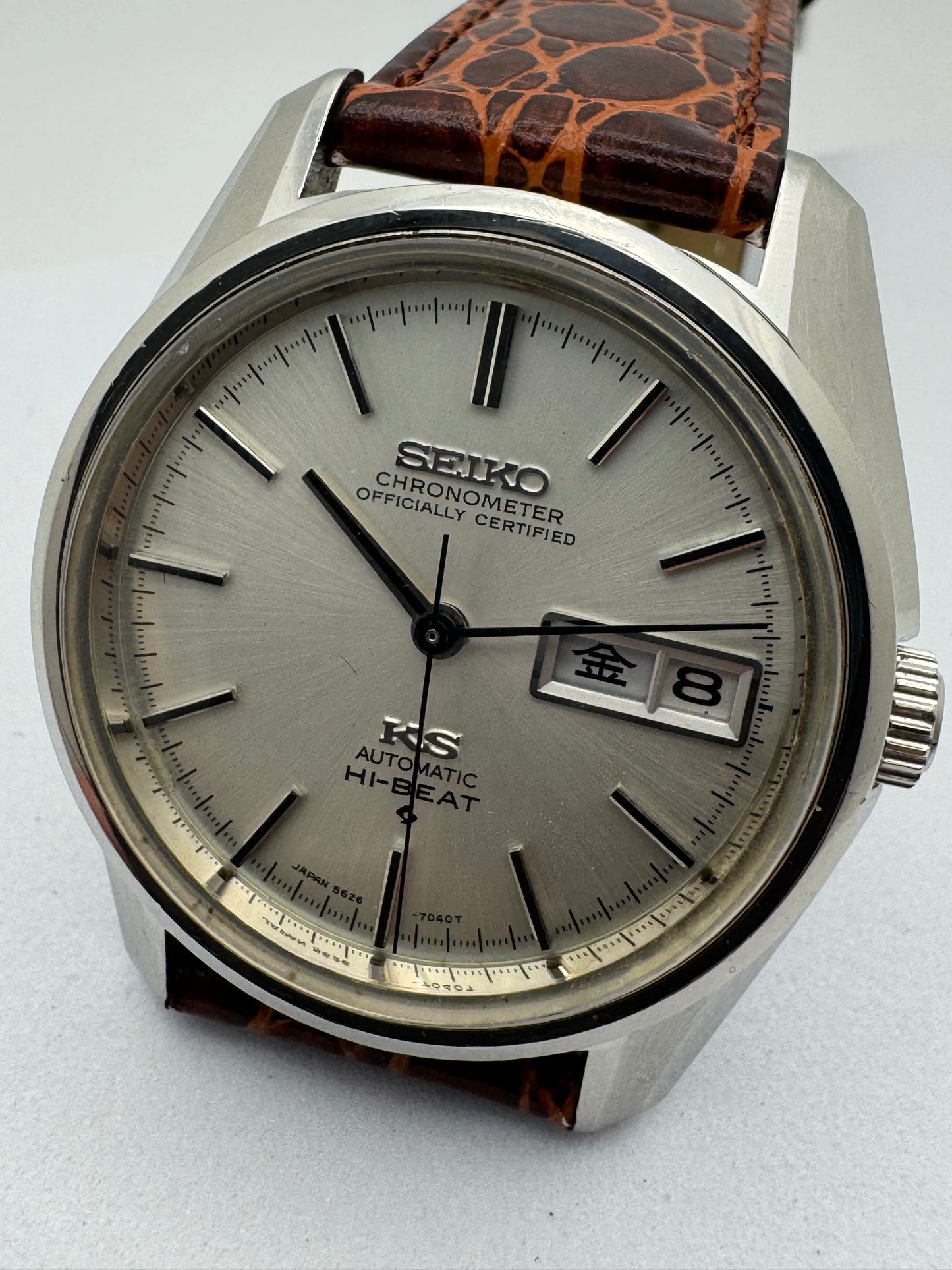 King Seiko Chronometer Hi-Beat 5626-7041 (Juni 1973) – Vollrevision 2025/außergewöhnlicher Zustand