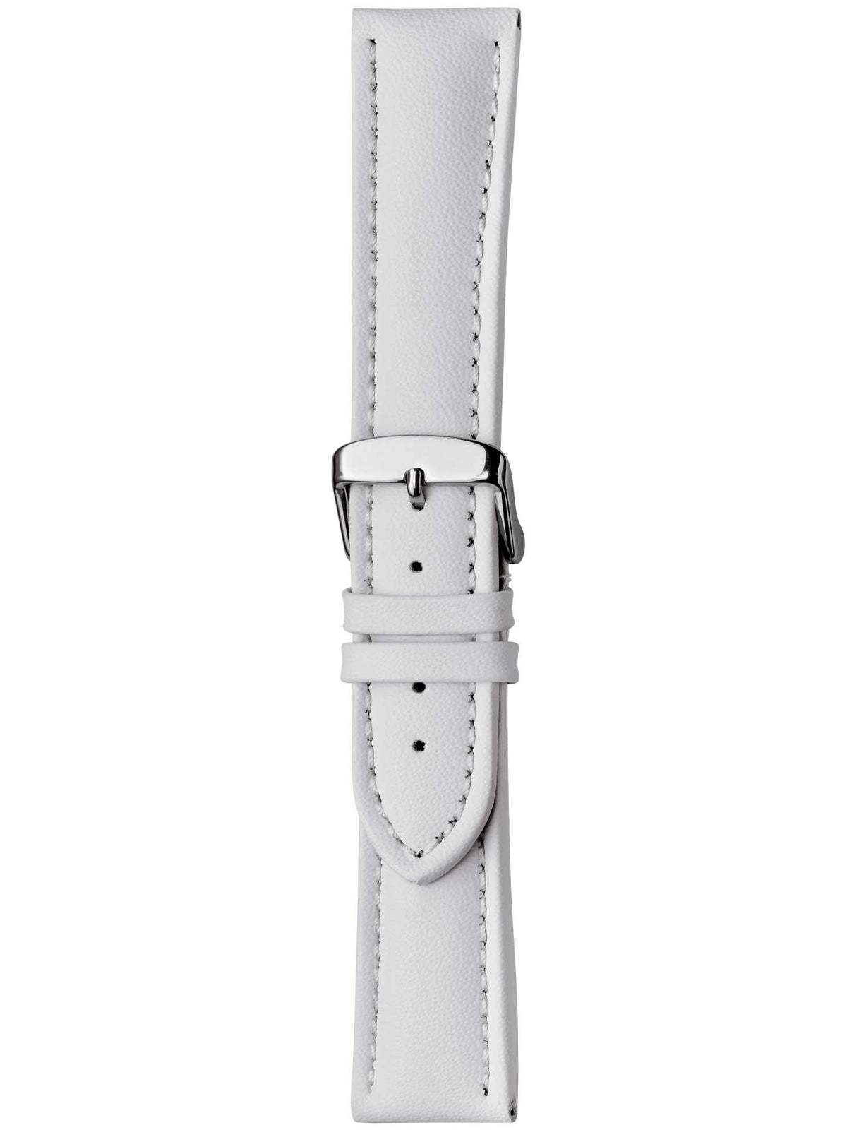 Herzog Big Size Lederarmband Weiß