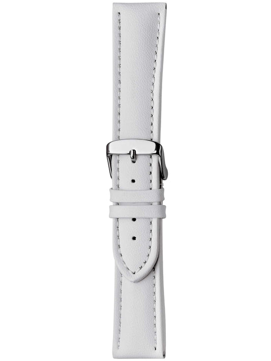 Herzog Big Size Lederarmband Weiß